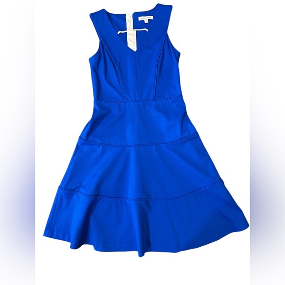 Banana Republic Dresses & Skirts - Banana Republic Royal Bright Blue Tier Dress Fit and Flare Size 0 EVUC